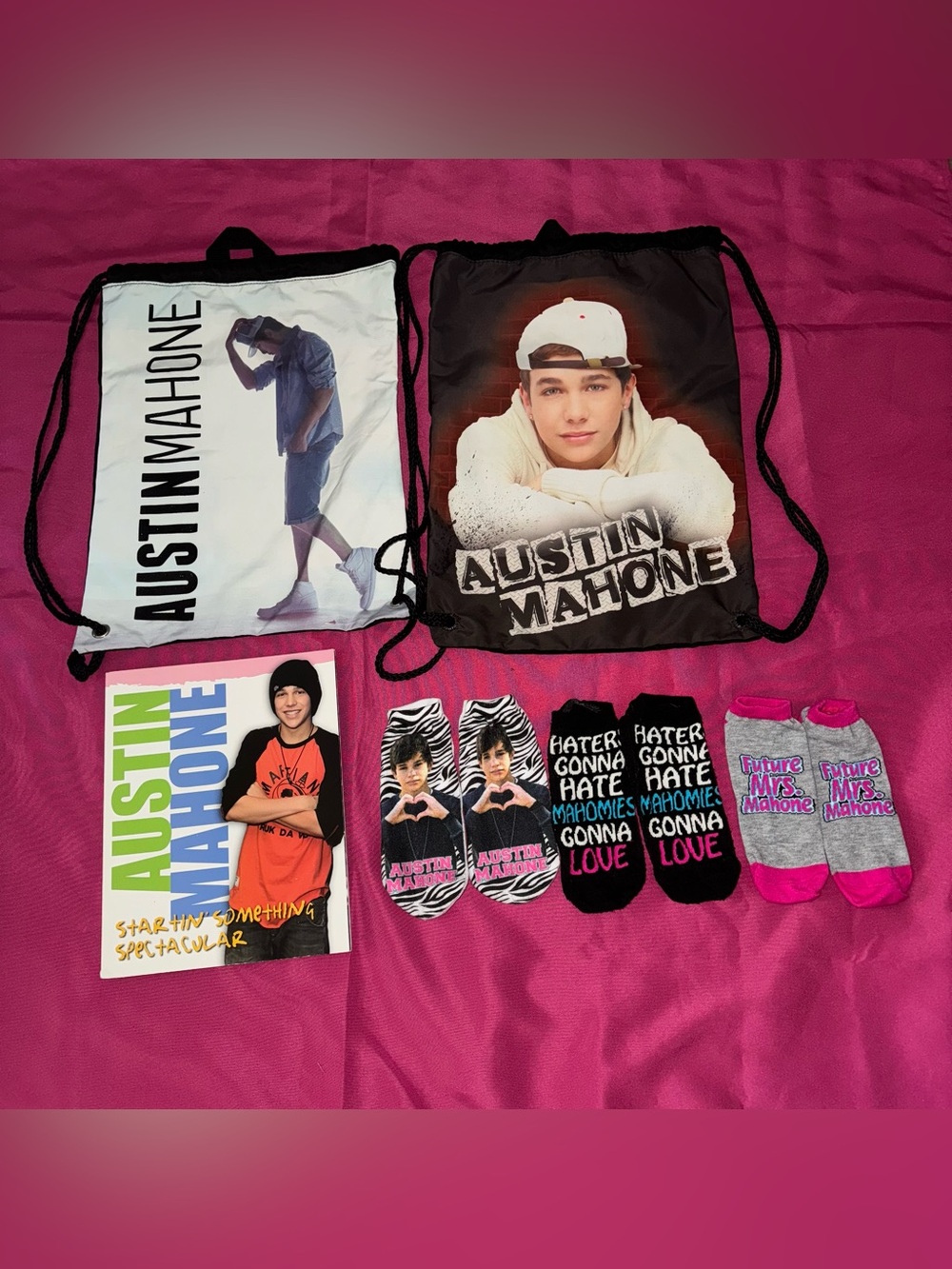 Austin Mahone Merch RARE  *Austin Mahone Bundle* Austin Mahone Claire's Merch